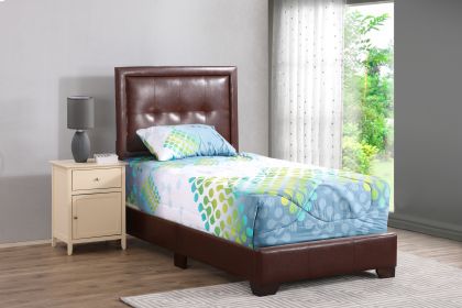 Glory Furniture Panello G2596-TB-UP Twin Bed , LIGHT BROWN