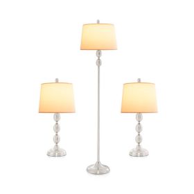 3-Piece Table and Floor Lamp Set