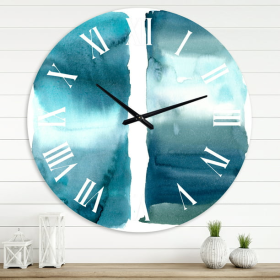 Designart 1 in Modern,Contemporary Wall Clock(Size 36" x 36")