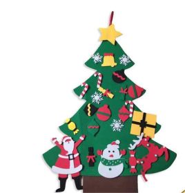 Handmade Children'S Diy Felt Christmas Tree Decorated Felt Christmas Tree (Style: 7)