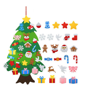 Handmade Children'S Diy Felt Christmas Tree Decorated Felt Christmas Tree (Style: 1)