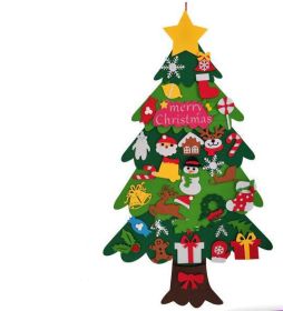 Handmade Children'S Diy Felt Christmas Tree Decorated Felt Christmas Tree (Style: 3)