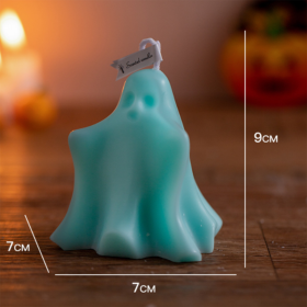 Light Ghost Tea Lights Halloween Party Candles (Color: Blue)