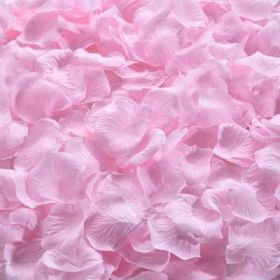 Artificial Rose Petal Artificial Flower Silk Petals Valentine Day Wedding Flower Decoration Flowers (Color: light pink, size: 3000pcs)