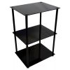 Classic Glass Tall 3 Tier End End Table