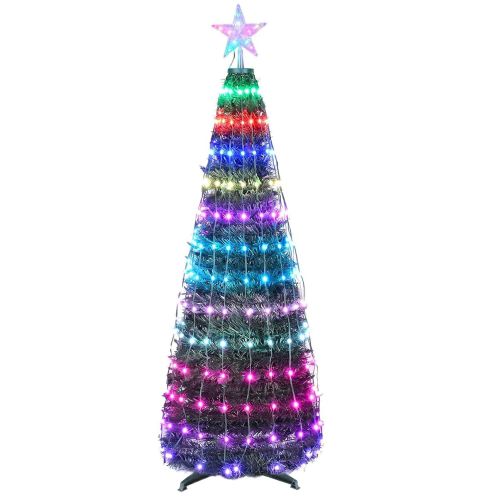LED Lights Collapsible Christmas Tree Light with Remote App Control IP65 Waterproof Customized Multi-Color Mode Timer Setting Work with Alexa Google LED Lights Collapsible Christmas Tree Light with Remote App Control IP65 Waterproof Customized Multi-Color Mode Timer Setting Work with Alexa Google
